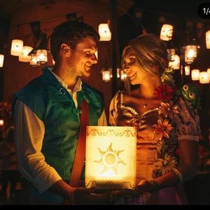 Rapunzel and Flynn rider costumes